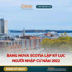 Dòng nhập cư Bang Nova Scotia đã ở mức kỷ lục cho năm 2022