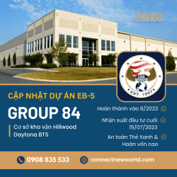 Cập nhật dự án EB5 Group 84 - Cơ sở kho vận Hillwood Daytona BTS
