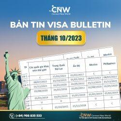 Visa Bulletin/bản tin thị thực Mỹ tháng 10/2023 đã có thay đổi cho diện lao động phổ thông EB-3