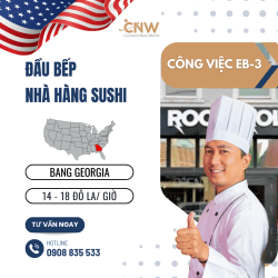 Công việc EB-3 đầu bếp nhà hàng Sushi